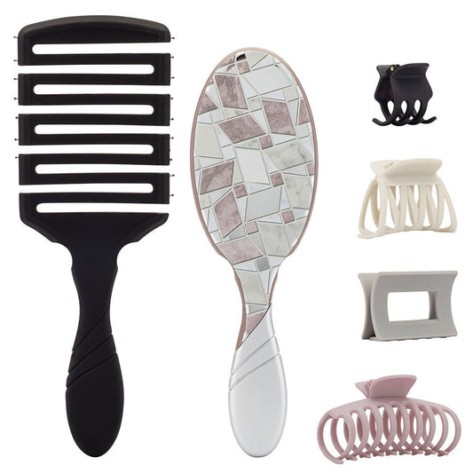 Wet Brush Graphic Monochrome Style Set