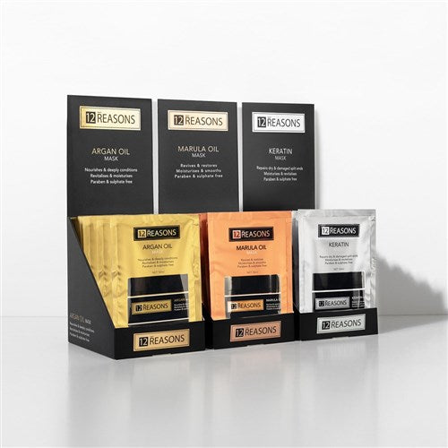12 Reasons Keratin Mask 12pc Sachet Retail Display