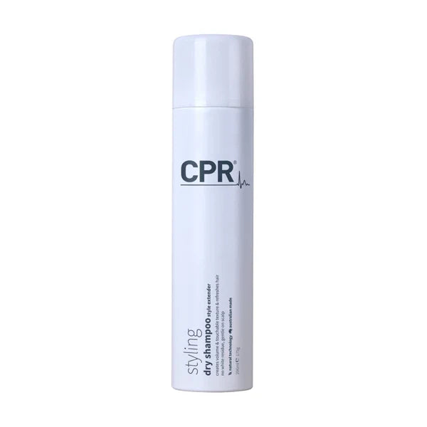 CPR Dry Shampoo creates volume & touchable texture, refreshes hair & leaves no white residue. Gentle on scalp