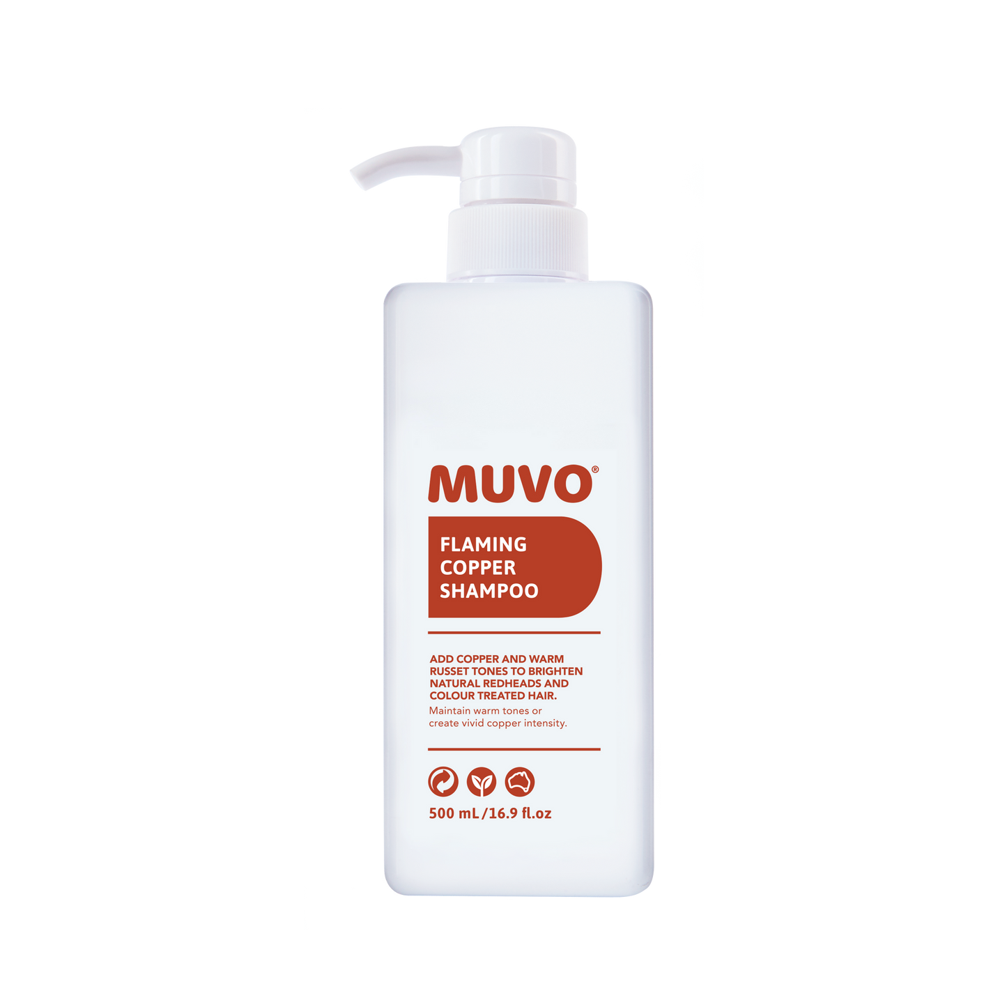 Muvo Flaming Copper Shampoo - 500ml