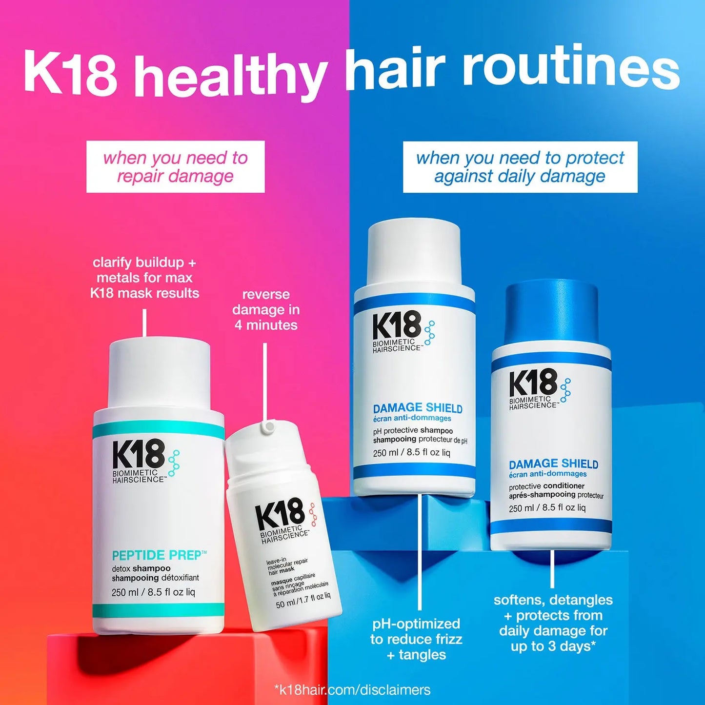 K18 DAMAGE SHIELD protective Conditioner