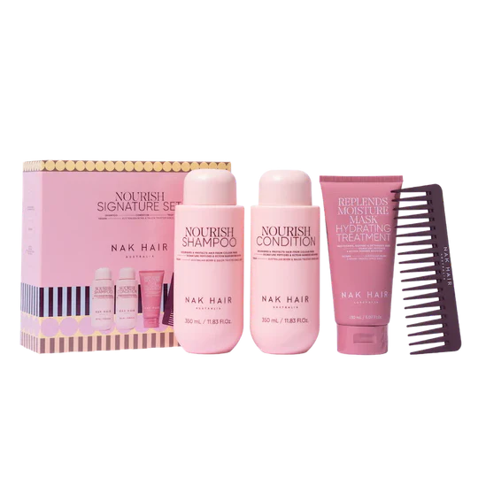NAK Nourish Signature Set with Bonus Comb