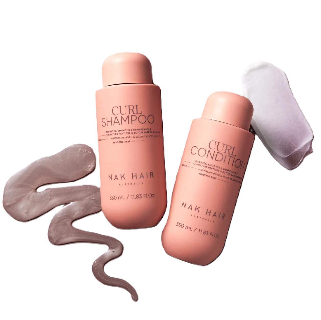 NAK Curl Shampoo & Conditioner 350ml Limited Edition Gift Pack