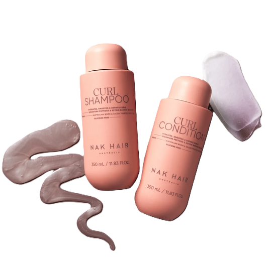 NAK Curl Shampoo & Conditioner 350ml Limited Edition Gift Pack