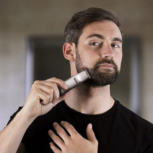 Man grooming his beard with a Wahl Beard and Stubble trimmer