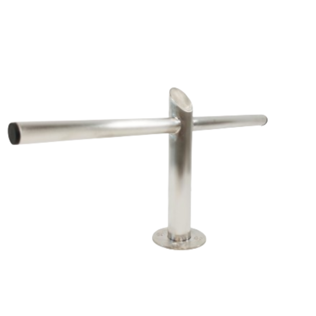 Salon Cross Footrest - Stainless Steel