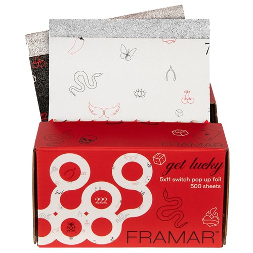 Framar Pop Up Foils Assorted Designs 12.7 x 27.9cm (500 Sheets)