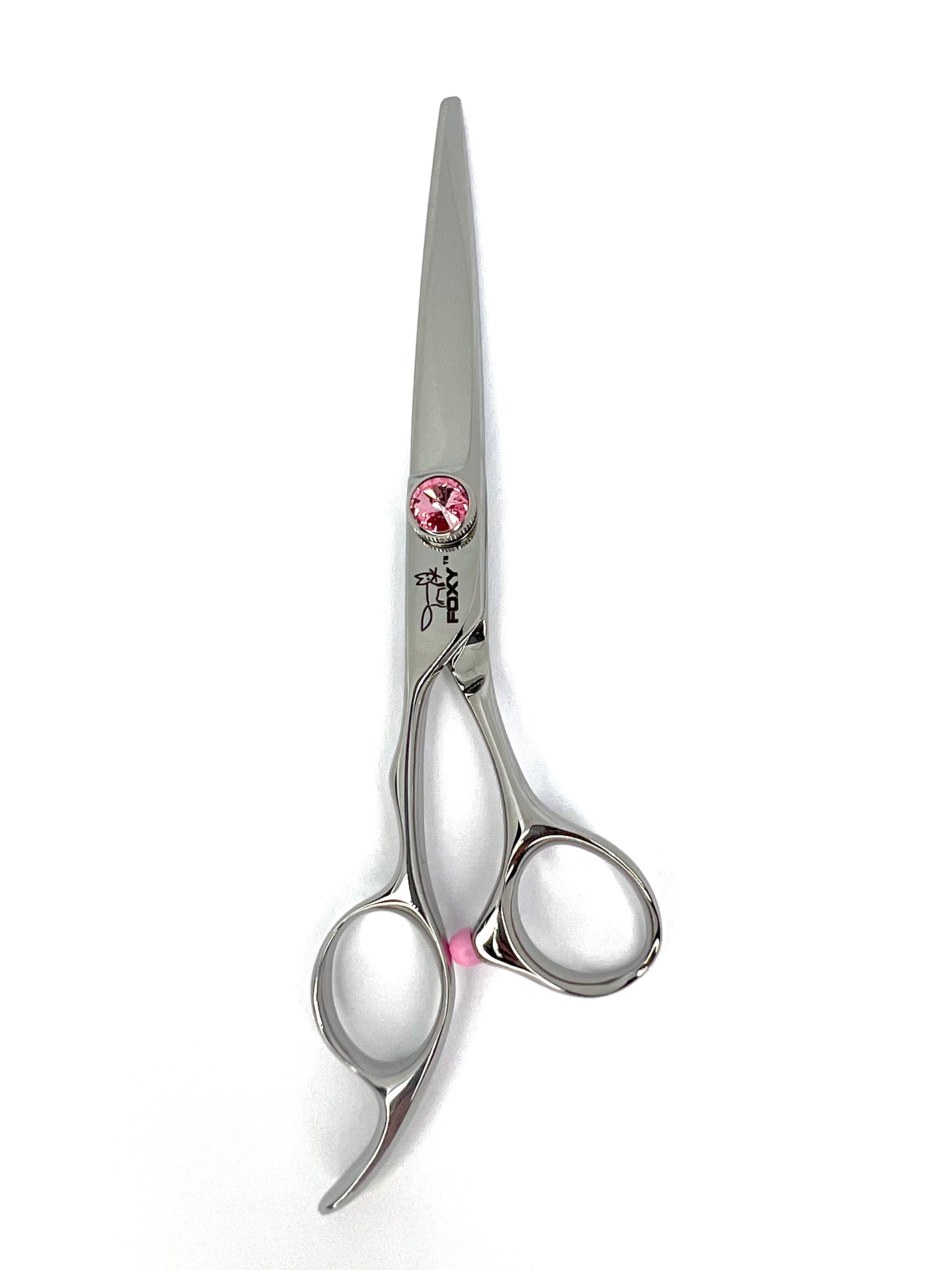 Foxy Left Handed KF Series Scissors- Pink Dial