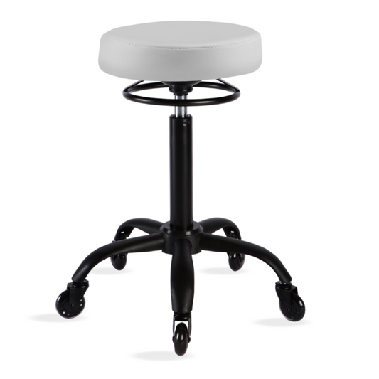 KSHE Salon Round Stool - White