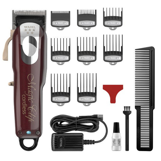 Wahl 5 Star Burgundy Cord/Cordless Magic Clip