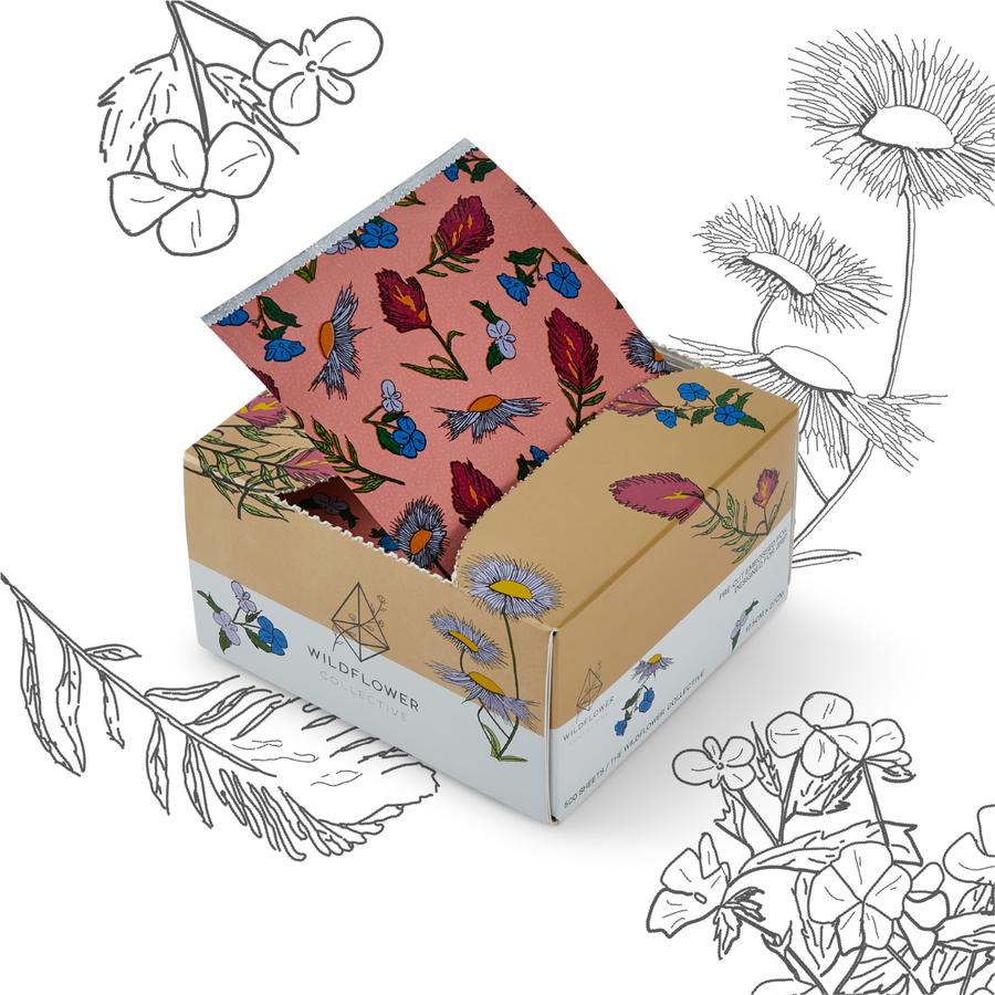 Foil Me- 'The Wildflower’- Wild Floral Design / Pink Foil- Original