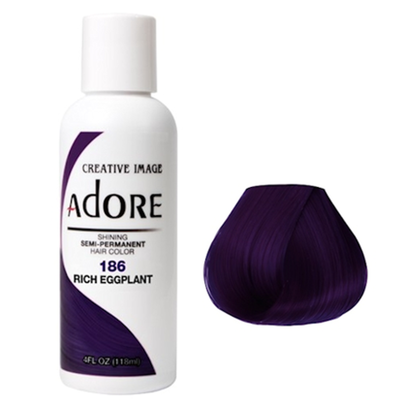 Adore Semi Permanent Hair Colour- Rich Eggplant
