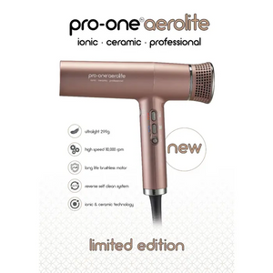 Pro-One Aerolite Hairdryer- Rose Gold