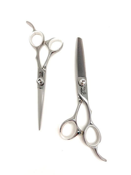 Foxy KF Series Scissor Duo Set- Clear Dial- SALE