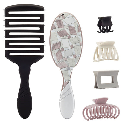 Wet Brush Graphic Monochrome Style Set