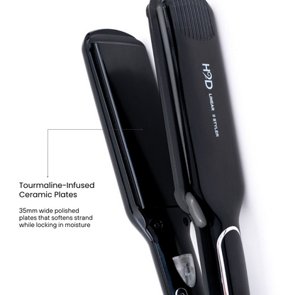 H2D Hair Matte Straightener Linear 11 Wide Plate