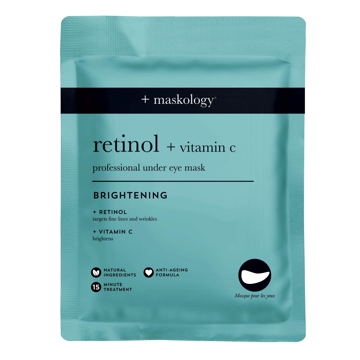 Maskology Retinol + Vitamin‑C Professional Under Eye Mask