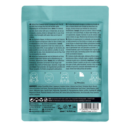 Maskology Retinol Professional Sheet Face Mask – Anti‑Ageing & Conditioning Treatment