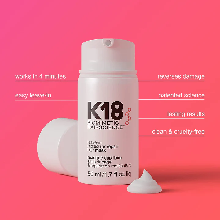 K18 Leave-In Molecular Repair Hair Mask 15ml