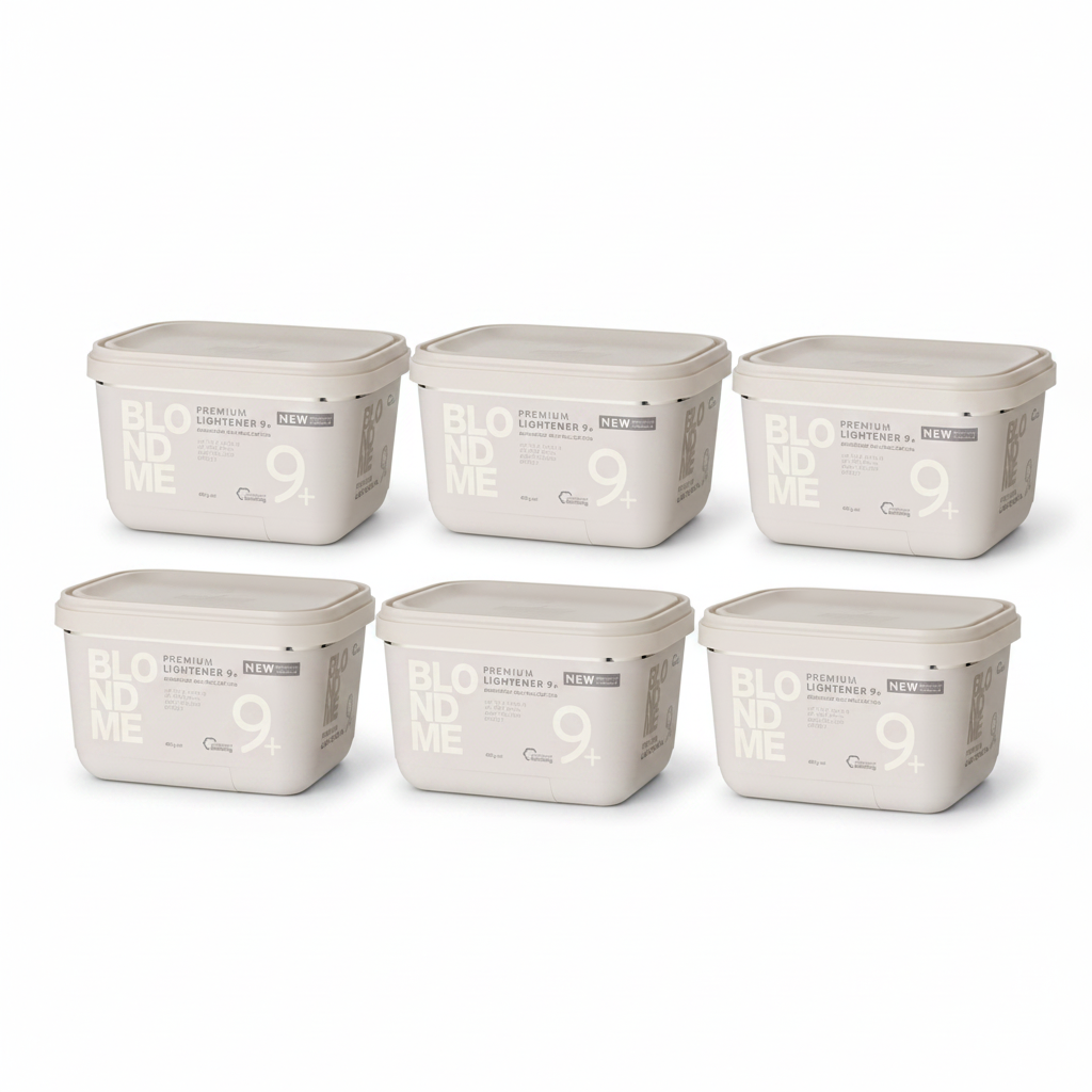 Schwarzkopf BLONDME Bond Enforcing Premium Lightener 9+ Bleach Bundle (3 x 450g Tubs)