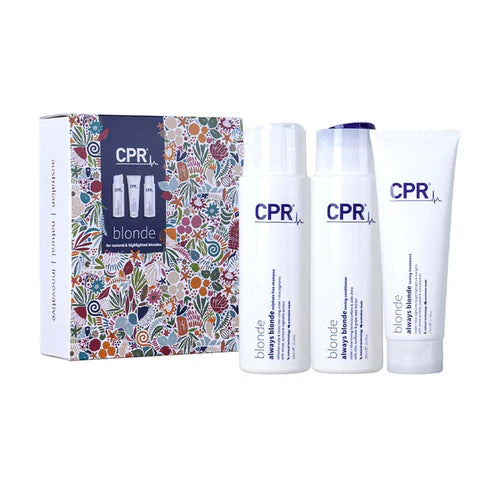 Always Blonde Trio Pack - Sulphate Free Shampoo, Toning Conditioner, and Toning Treatment for Blonde Hair