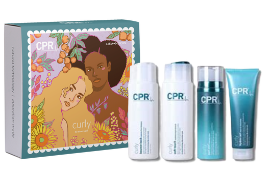 CPR Curly Quad Pack - Sulphate Free Shampoo, Soft Touch Conditioning Treatment, Hydra Curl Leave-in Moisturiser, Curl Ctrl Defining Crème for curly hair care