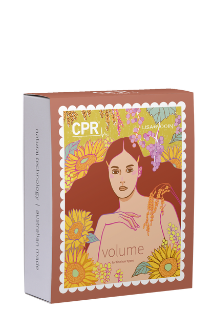 Gift Box of CPR Hair Volume Trio Pack - Amplify Sulphate Free Shampoo, Bodify Lite Conditioning Rinse, and Maximiser Thickening Crème with Organic Avocado Oil, Vitamin A, B5 & E, and Carob Protein for voluminous, healthy hair.
