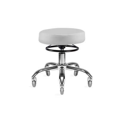 KSHE Salon Round Stool - White