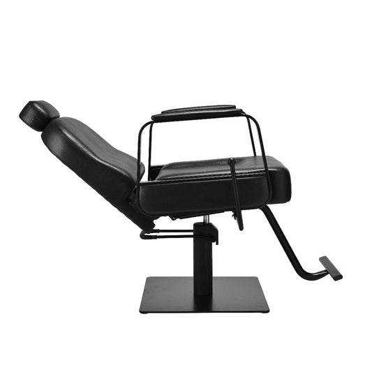KSHE Lauren Brow Reclining Styling Chair - Black