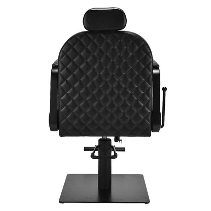 KSHE Lauren Brow Reclining Styling Chair - Black