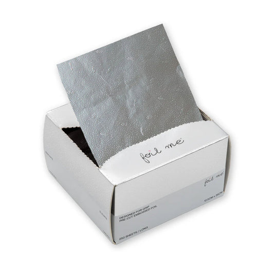 Foil Me LONG Pre-Cut Pop-Up Silver Foil 12.5 x 35cm (250 Sheets per Box)