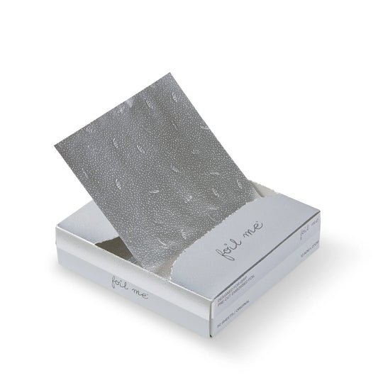 Foil Me WIDE Pre-Cut Pop-Up Silver Foil 15 x 27cm (50 Sheet sample pack)