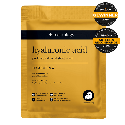 Maskology Hyaluronic Acid Professional Sheet Face Mask – Deep Hydration & Skin Replenishment