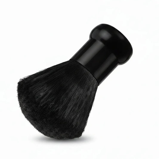 A Deluxe neck dusting brush for hairdressers and barbers

