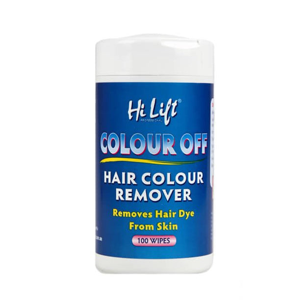 Hi Lift Colour off hair colour remover.  Removes Hair Dye from Skin 100 wipes