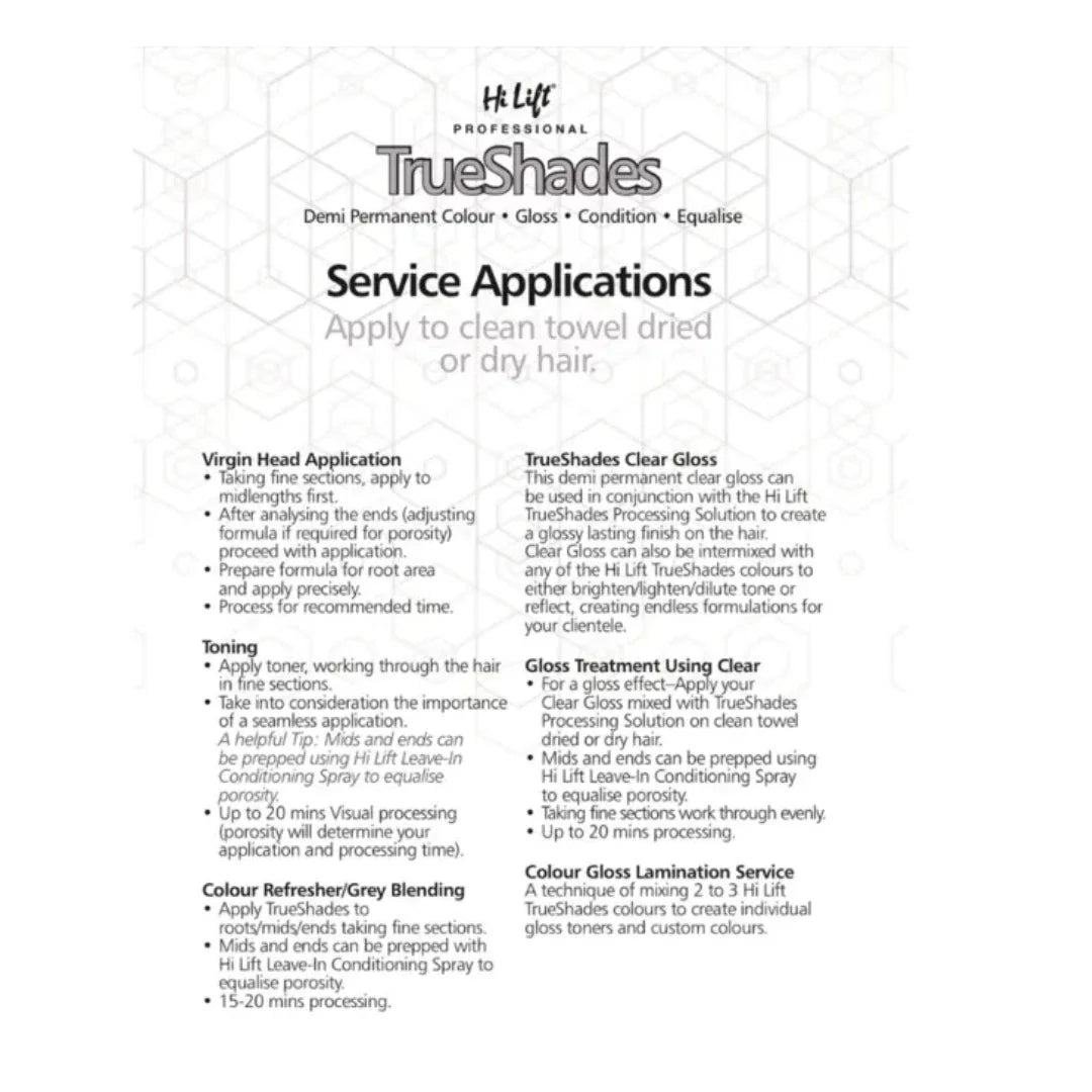 Hi Lift True Shades Demi‑Permanent Colour 75ml