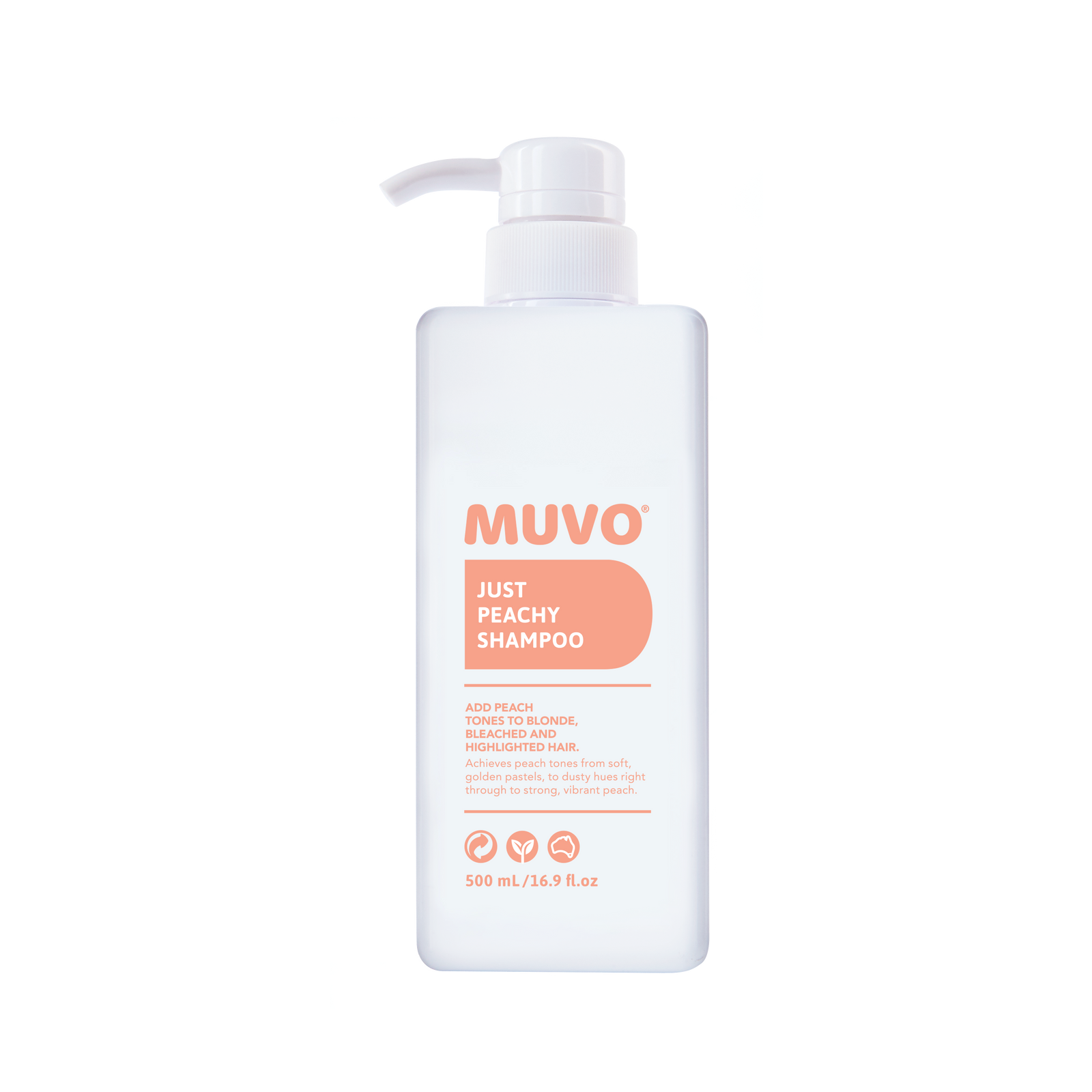 Muvo Just Peachy Shampoo 500mL