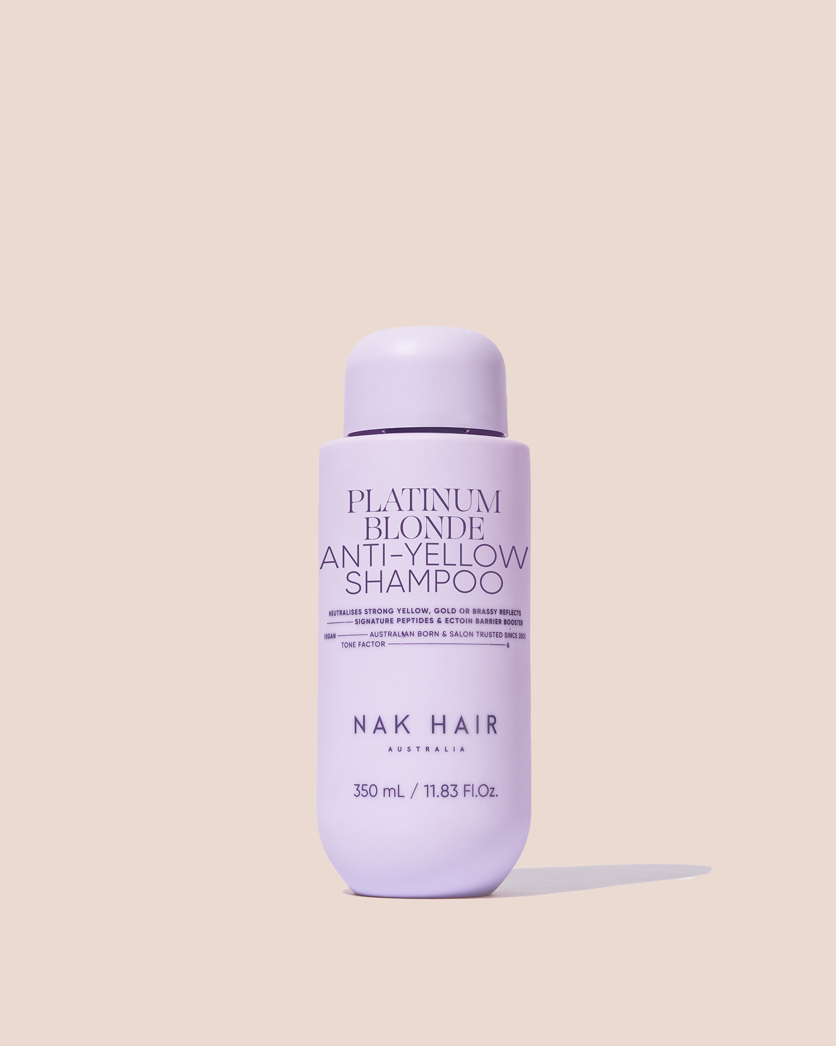 NAK Platinum Blonde Anti-Yellow Shampoo 350ml
