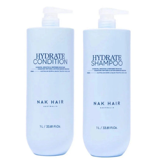 NAK Hydrate Shampoo & Conditioner 1L Duo