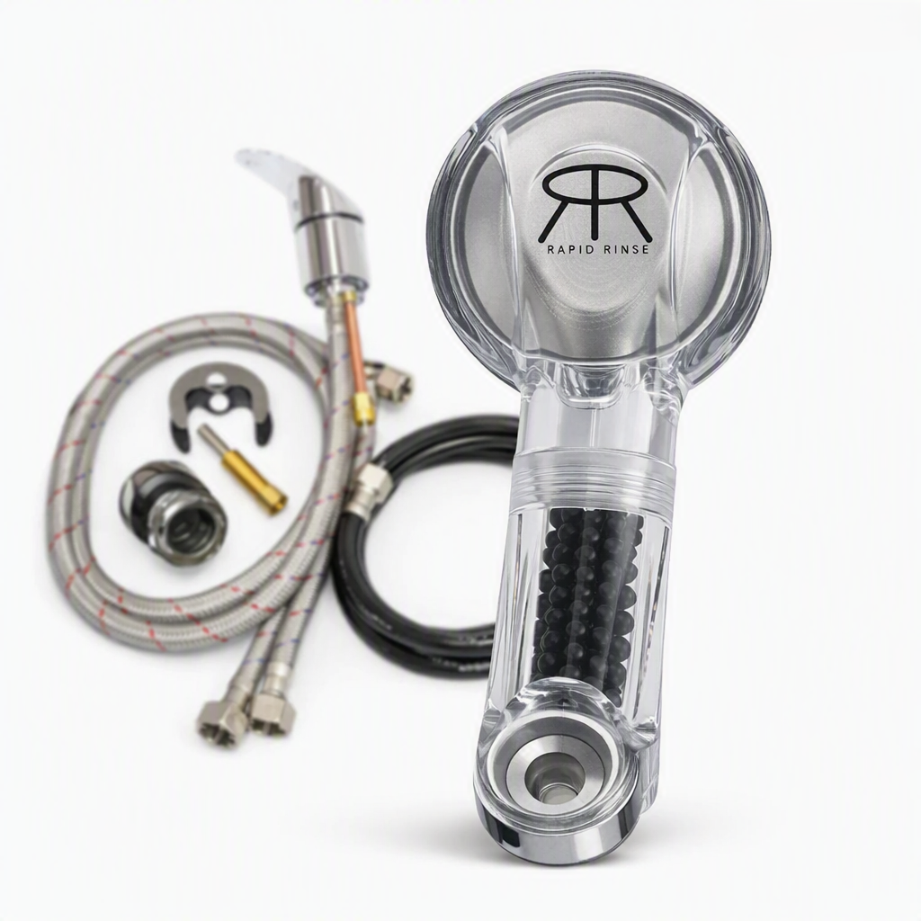 Joiken Rapid Rinse Complete Mixer Set with CHROME Mixer and Fittings