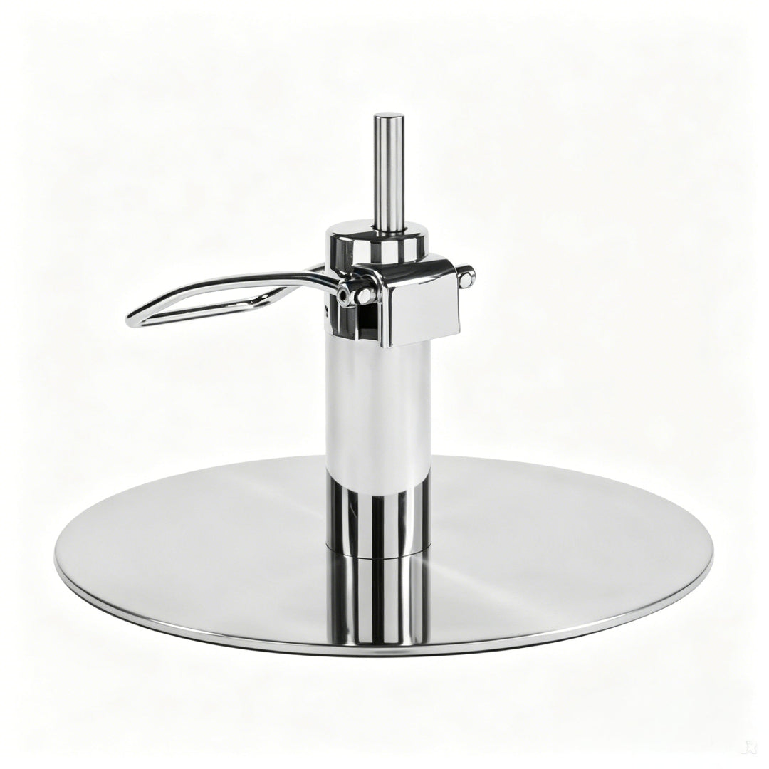 Round Hydraulic Base - Stainless Steel
