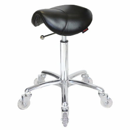 Saddle Stool with No Back – Ergonomic Professional Salon Stool