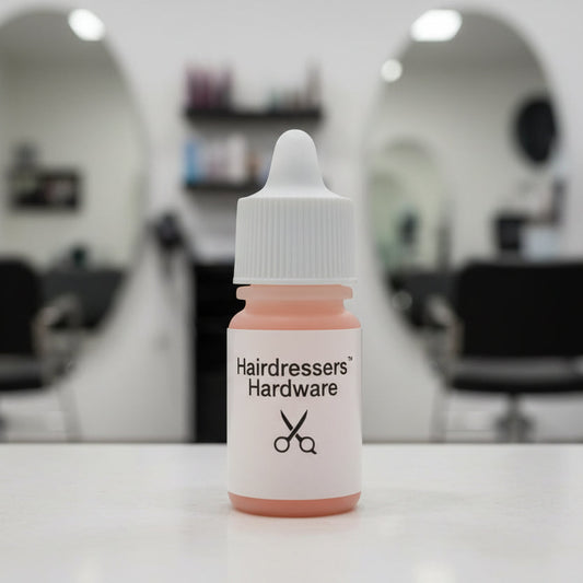 Three bottles of Hairdressers' Hardware product on a white background