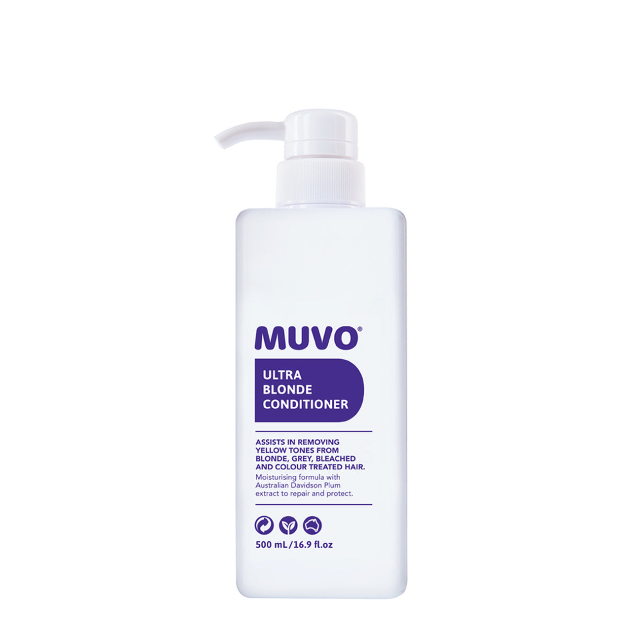 Muvo Ultra Blonde Conditioner - 500ml Professional product by Hairdressers Hardware