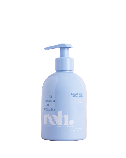 The NAK Hair ROH Universal Hair Conditioner is a nutrient-rich formula designed to balance your scalp microbiome and enhance hair health