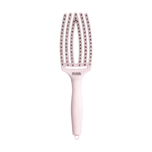 Olivia Garden Finger Brush Pink Medium NEW ARRIVAL
