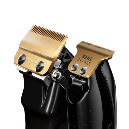Wahl 5‑Star Cordless Barber Combo – Magic Clip & Detailer Li (Black)