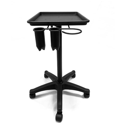Salon Hairdressers Tray Service Trolley - Black