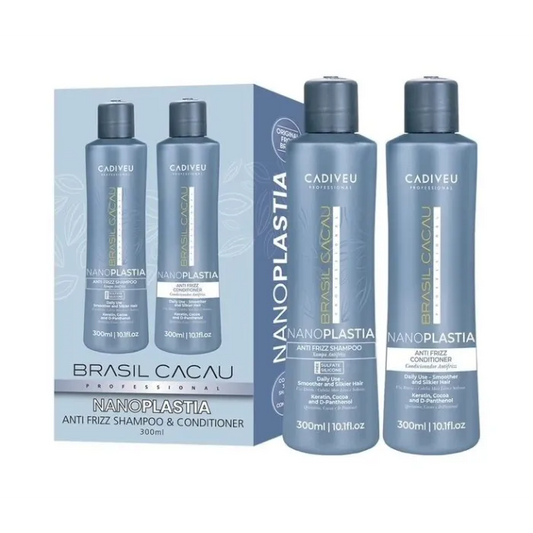 Brasil Cacau Nanoplastia Anti-Frizz Shampoo & Conditioner Duo