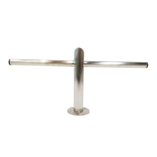 Salon Cross Footrest - Stainless Steel